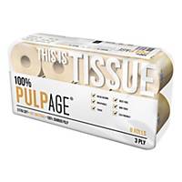 PK8 PULPAGE BAMBOO ROLL TISSUE 3PLY