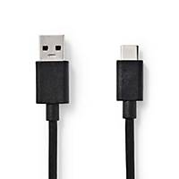 NEDIS USB 3.1 C MALE - A MALE 1M BLACK