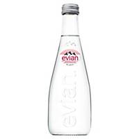 Eau minérale Evian - 33 cl - carton de 20 bouteilles verre