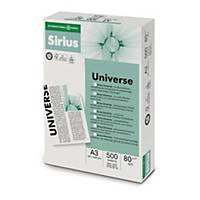 Papir til laser- og inkjetprint Sirius Universe, A3 80 g, 5 x 500 ark