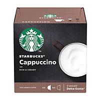 Starbucks Dolce Gusto Cappuccino Capsules - Box of 12