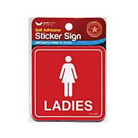 Unicorn USS-806 Sign  Ladies  Sticker