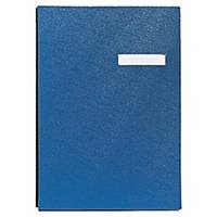 Esselte signature book 20 compartments blue with pink paper