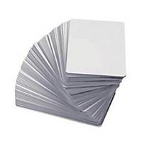 บัตรพลาสติกสำหรับพิมพ์ หนา 0.76มม. สีขาว - แพ็ค 250 ใบ