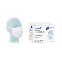 Suavel Protec Plus leikkausmaski valkoinen, 1 kpl=50 maskia