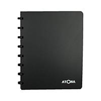 ATOMA TELEPHONE BOOK A5 RULED PP BLK