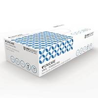 Unicare GS0083 Vinyl Food-Grade Gloves Medium Blue - Pack Of 100
