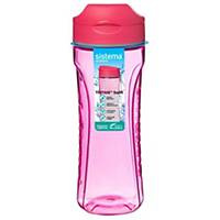 Sistema Tritan Water Bottle 600ml Pink