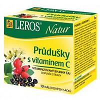 Čaj Leros Natur Priedušky Vitamín C, 10 porcií