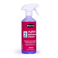 Show-me Refillable Trigger Spray Whiteboard Cleaner, 500ml