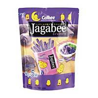 Calbee 卡樂B Jagabee 紫薯薯條17克 - 5包裝