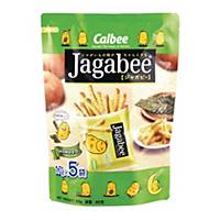 Calbee 卡樂B Jagabee 紫菜味薯條17克 - 5包裝