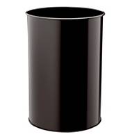 Durable waste bin metal without extinguisher 30 litres black