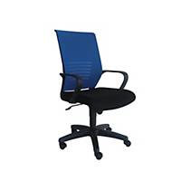 Artrich Art-911MB Mesh Medium Back Chair Blue