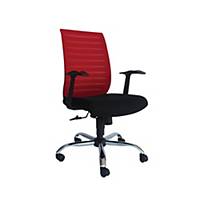 Artrich Art-904MB Mesh Medium Back Chair Red
