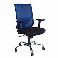 Artrich Art-938MB Mesh Medium Back Chair Blue