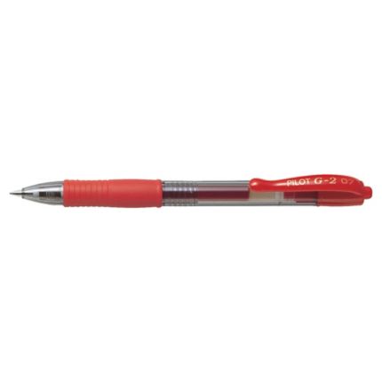 1 Pack 31258 PILOT G2 Premium Refillable & Retractable Rolling Ball Gel Pens Bold Point 12 Count, Red Ink 