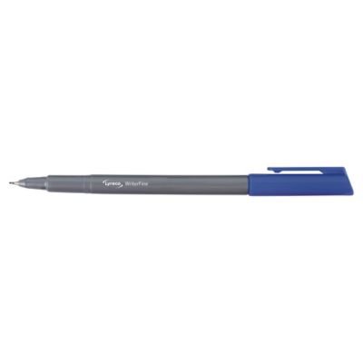 struik Reductor Zwerver Lyreco Fineliner Pen Blue - Pack Of 12