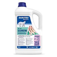 Sanitec Securgerm antibakteriális folyékony szappan, illatmentes, 5 kg