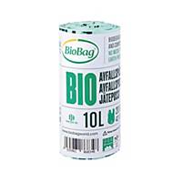 BioBag biojäte roskapussi 420 x 540 x 0,015 10L, 1 kpl=20 pussia