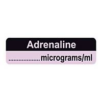 Syringe Label - Adrenaline