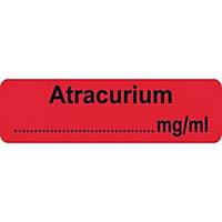 Syringe Label - Atracurium