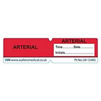 Line Label - ARTERIAL Red