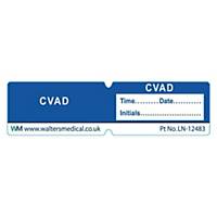 Line Label - CVAD Blue
