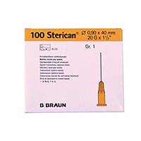 B. Braun Sterican injektioneula G 20 0,9 x 40mm, 1 kpl=100 neulaa