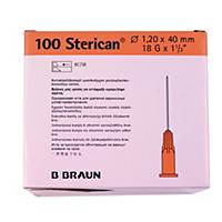Braun Sterican injektioneula G 18 1,2 x 40mm, 1 kpl= 100 neulaa