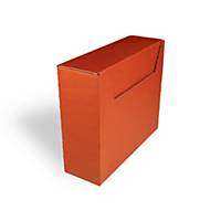 Archive box Brieger, W 100 x D 328 x H 270 mm, red, pack of 10 pieces