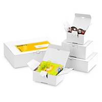 Verpackung, Quick-Box, Blitzboden, 145x107x60mm, weiss, Pack à 3 x 20 Stück