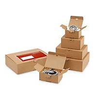 Verpackung, Quick-Box, Blitzboden, 220x155x65mm, für A5, braun, Pack à 3x20 Stk