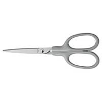 Scissors Lyreco Budget, with plastic grip, 17 cm, stainless steel