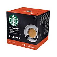 Starbucks Espresso Medium Columbia Coffee Capsules, 12pcs