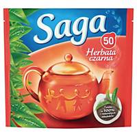 Herbata czarna SAGA, 50 torebek