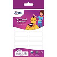 Pack de 36 etiquetas para ropa sin plancha Avery - 45X13 mm