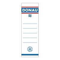 Etykieta do segregatora DONAU, 48 x 153 mm, dwustronne, 20 sztuk*