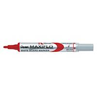 펜텔 PENTEL MAXIFLO 화이트 보드 마커 MWL5S-B 빨강 (12개 구매 시 다스구성)