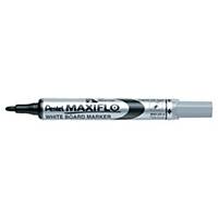Pentel® Maxiflo whiteboard marker, fijn, ronde punt, zwart, per stuk