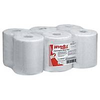 Papier d essuyage WypAll Reach - 1 pli - blanc - 6 bobines