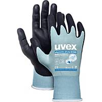 Uvex Mechanikschutzhandschuhe Phynomic AirLite B, Größe 7, swz/hellblau, 10 Paar
