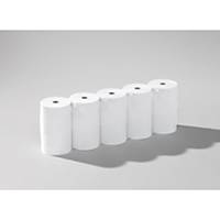 Thermal paper rolls 57x30 mm x 9 m, 55 g/m2, white, phenol free, box 50 rolls