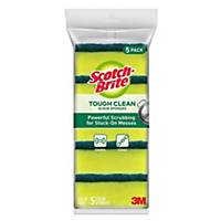 3M Scotch-Brite Sponge with Scouring Pad - Pack of 5