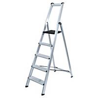 Aluminium ladder 5 treden