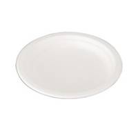 Bagasse Round Plate 7 inch - Pack of 50