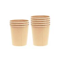 Bagasse Paper Cup 4oz - Pack of 50