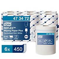 Wiping cloth Tork Reflex M4 473472, 2-ply, pack of 6 rolls