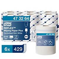 Tork Reflex M4 White Centrefeed 2 Ply Wiping Paper Roll 150M - Pack of 6