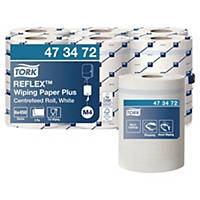 Tork Reflex M4 White Centrefeed 2 Ply Wiping Paper Roll 150M - Pack of 6